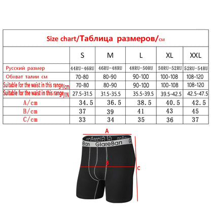 4-teiliges Set mittellange Boxershorts Herrenunterwäsche Baumwolle atmungsaktiv männliche Unterhose für Männer Homme Boxershorts Slips weiche Höschen