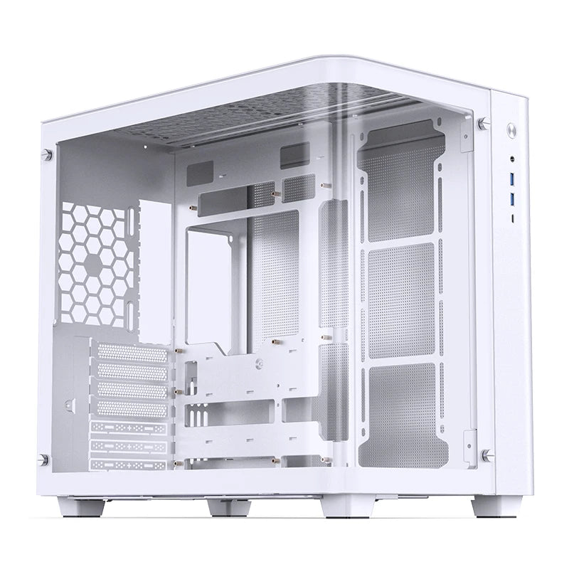 JONSBO TK-3 Desktop Chassis Curved Sea View Room Side Transparent ATX E-sports Case Double 360 Water Cooler Type-c Interface