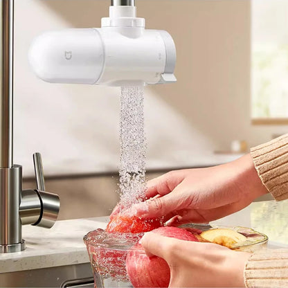 2024 New XIAOMI Mijia Faucet Water Purifier 2 Household Kitchen Tap Visible Water Filter Activated Carbon Percolator System.