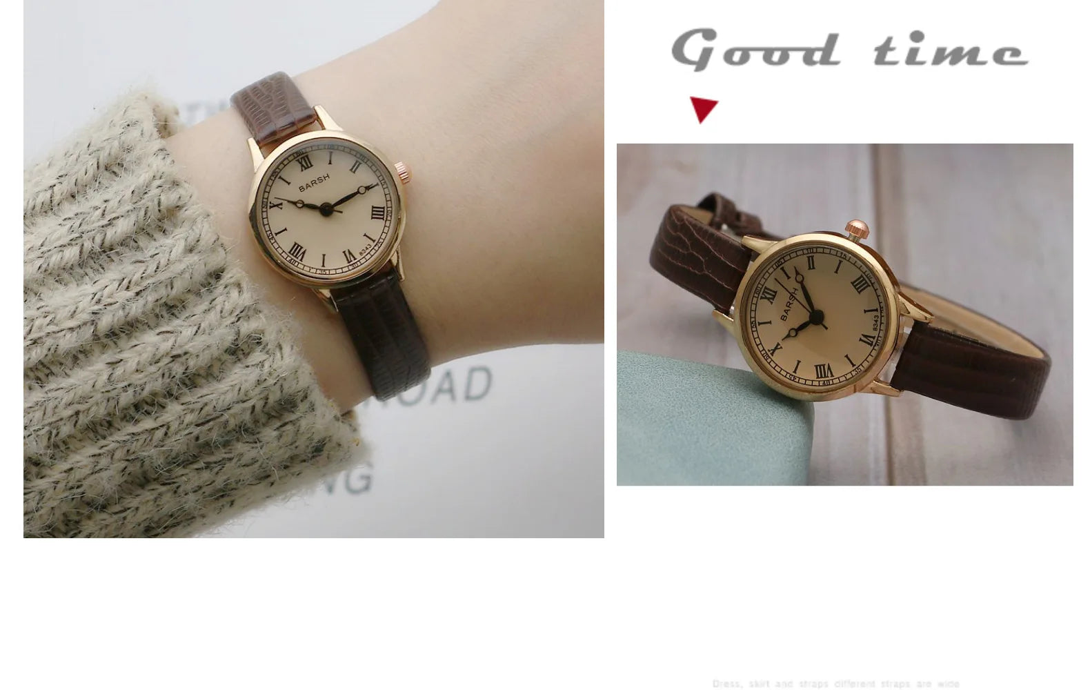 Simple Women Watches Luxury Design Leather Watch Ladies Quartz Wristwatch Womens Small Round Dial Clock Reloj Mujer.