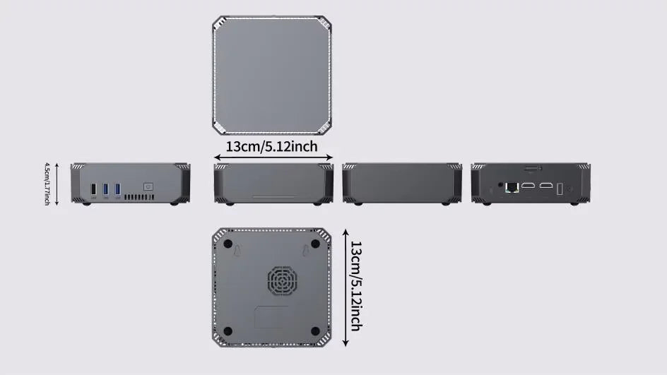 FIREBAT AK2 PLUS Mini PC Intel N100 N150 CPU Windows 11  DDR4 16GB RAM 512GB SSD Desktop Computer  WIFI5 BT4.2  HDMI USB.