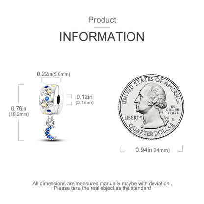 Silver Clasp 925 Sterling Silver CZ pave Clip Charms Daisy Beads Stopper Safety Chain fit Original Bangle Bracelet Jewelry Clip