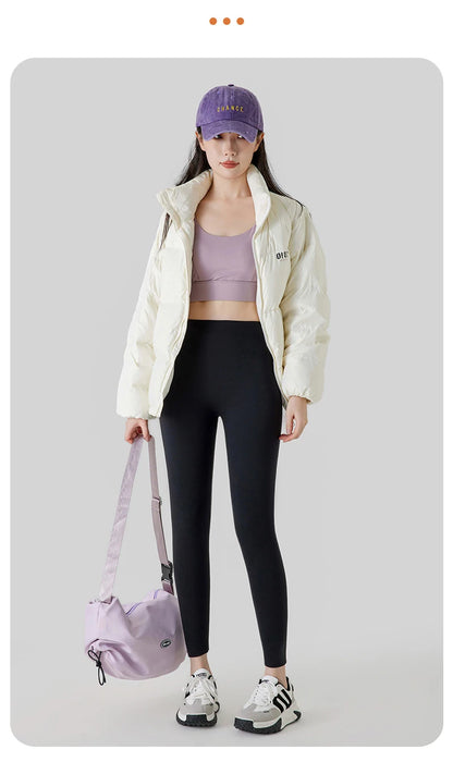 BIVIGAOS Autumn High Waist Seamless Rabbit Fleece Shark Leggings Women Winter Clothes Warm Leggings Sexy Slim Casual Leggings