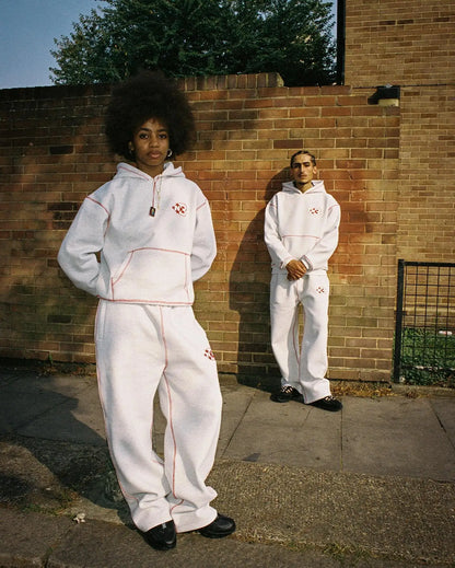 Harajuku New Autumn and Winter Hoodies Two Piece Set Y2k Clothes for Men Loose Casual Sweatpants Tracksuit Mens Sports Suit.