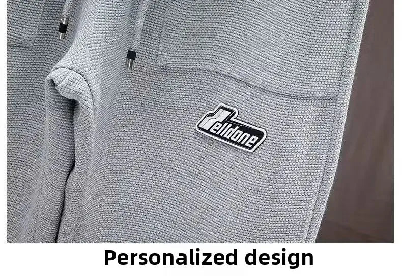 Men's Hoodie Long Sleeve Sportswear Set Casual Print Color Block Two-Piece Spring Autumn Fashionable Sweatshirt And Pants.