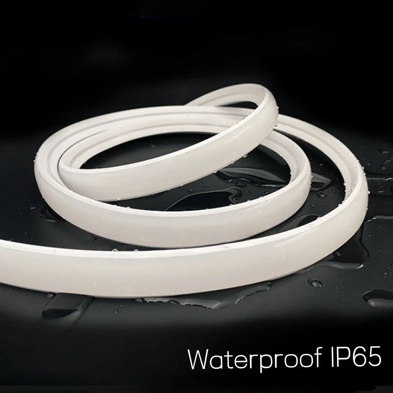 1-10m 90° Glowing LED V-Type Neon Silicone Tube Rope Lamp Flexible Waterproof Channel For WS2811 WS2815 Outdoor Neon Strip Light.