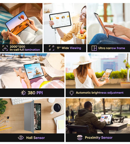 N-ONE NPad X1 Tablet PC 8GB RAM+128GB ROM 10.95'' 2000*1200 FHD IPS Android 13 4G LTE 8-Cores MTK G99 Fast Charging WIFI BT5.1.