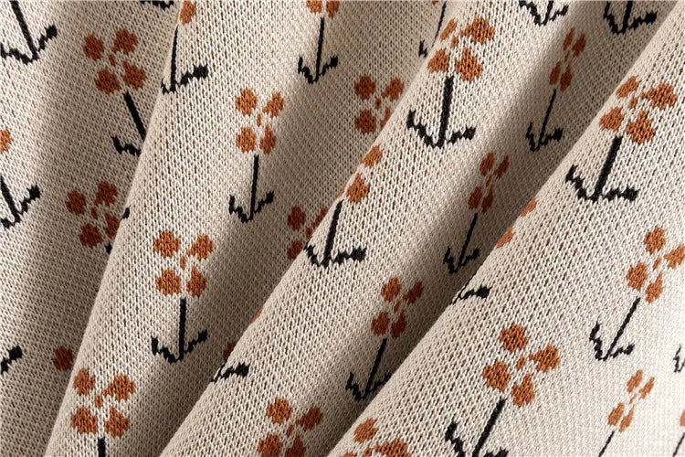 Women Sweater Muslim Knitting Suit Two Piece Sets Pullover Print Knitted Long Skirt Outfits Casual Knitwear Ensemble Autumn 2025.