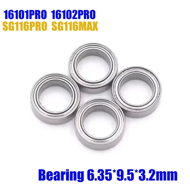 SCY 16101PRO 16102PRO SG116MAX RC Automotive Parts Turning Shaft Gear Bearing Pull Rod Steering Cup Swing Arm Motor Tire Screws