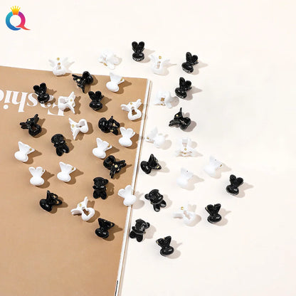 50Pcs Flower Hair Clips Multi color Mini Cute Hair Styling Accessories for Girls and Women Birthday Gifts,10 Colors at Least