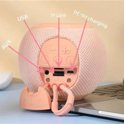 T&G TG337 Bluetooth Speaker Portable TWS Wireless Mini Bass Boombox LED Loudspeaker IPX7 Outdoor Music Player Support BT AUX FM.