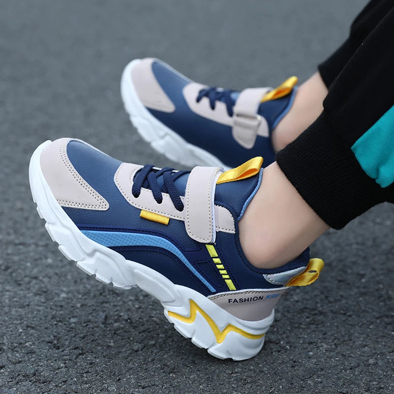 Kids Casual Boys Shoes Soft Sole Kids Shoes Non-slip Sneakers Shoes Outdoor Student's Children Pink Girls Sport Walking Footwear.