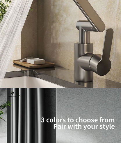 ABS Modern 360 Degree Swivel Kitchen Robotic Arm Faucet Soft Bubble/shower Dual Mode Flexible Adjustment