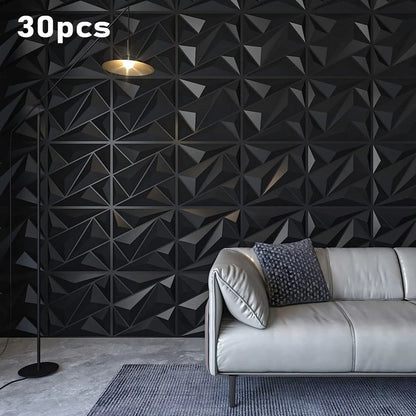 KUUJOJO 3D textured wall panel for indoor wall decoration, suitable for living room, hall, bedroom, hotel, office, send tape