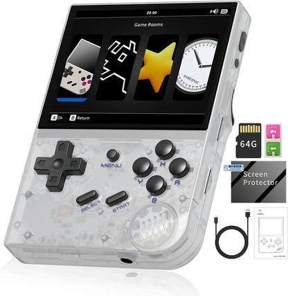 ANBERNIC RG35XX New Updated 3.5-inch IPS Video Game Handheld Game Console With Linux System H700 quad-core ARM Cortex-A53 1.5GHz.