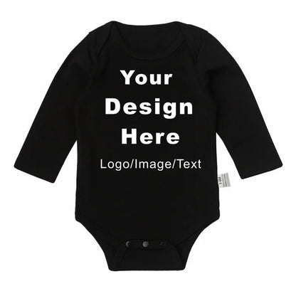 DIY IHR Design Neugeborenen-Anpassungs-Body, langärmeliger und kurzärmliger Overall, einfacher, individueller Baby-Strampler.