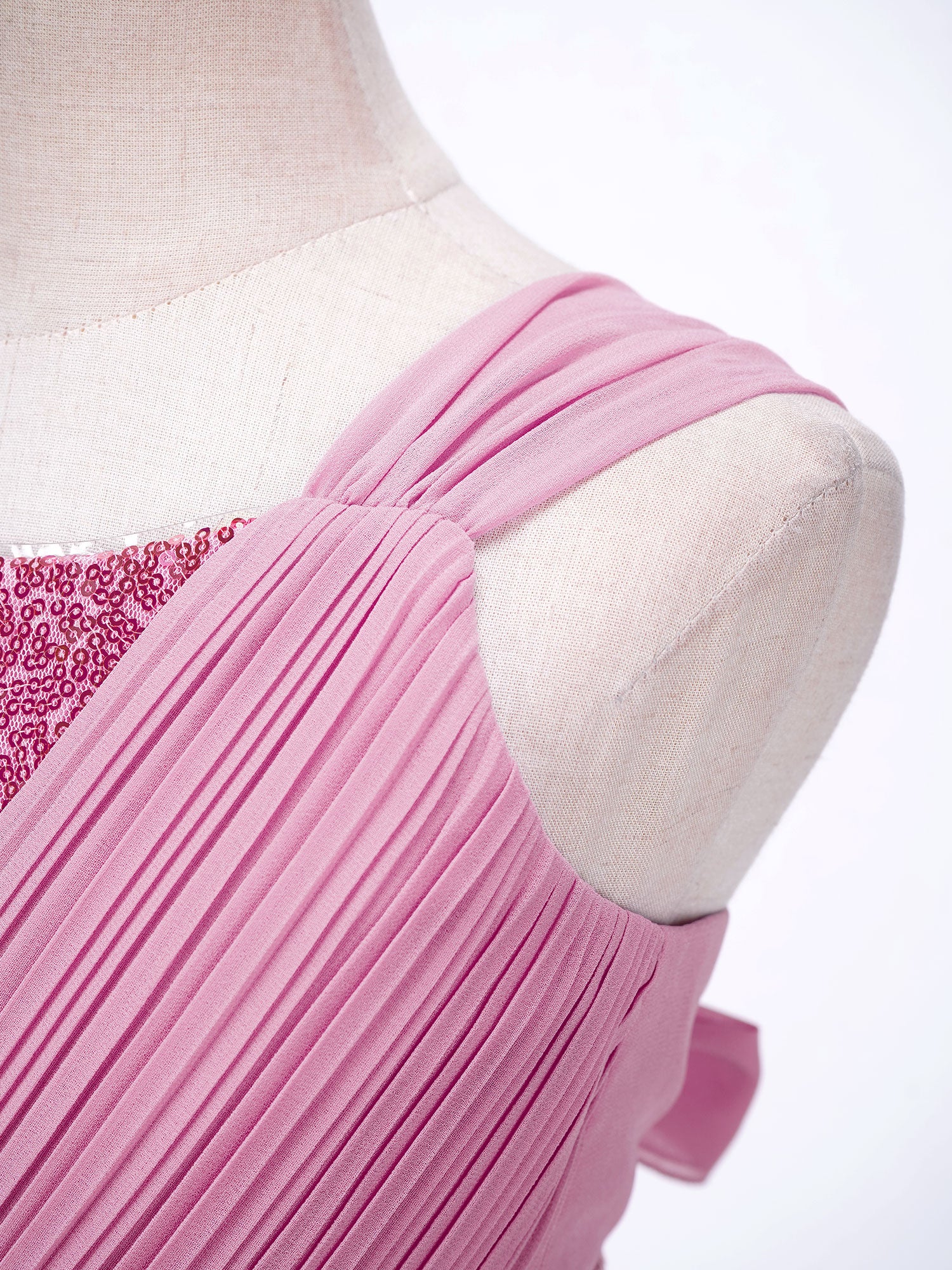 Kinder Blumenmädchenkleid Ärmellos Pailletten Hi-Low-Saum Abendkleid Elegantes Chiffon Prinzessin Geburtstag Formales Hochzeitskleid.