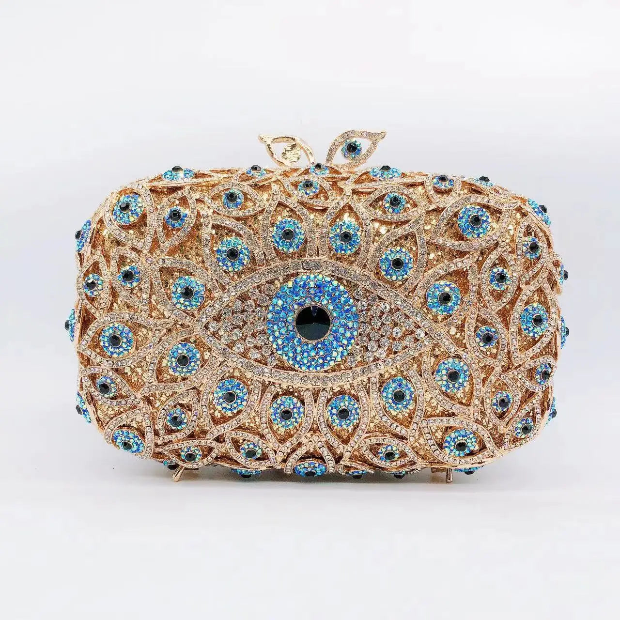 Diamond Dinner Hollow Rhinestone Banquet Clutch Bag Handtassen Dames Bolsos De Fiesta Para Mujer Boda Women's Rhinestone Handbag