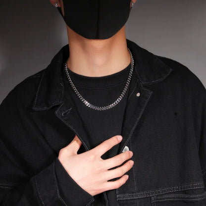 316 Stainless Steel Plated 18k Gold Fashion 8.10.12mm Encrypted Cuban Chain Miami Rap Hip Hop Men's Bracelet Accessory