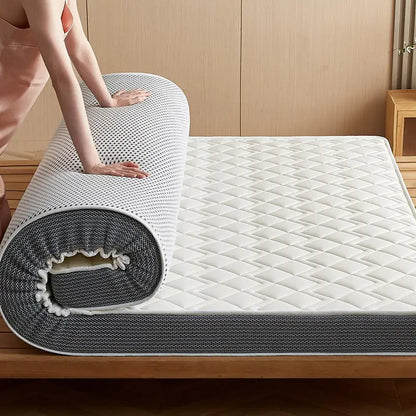 Naturlatex-Matratze, Zuhause, Schlafzimmer, Tatami, Memory, Wattepad, gepolstert, Vermietung, einzelner Studentenwohnheim, verdickt