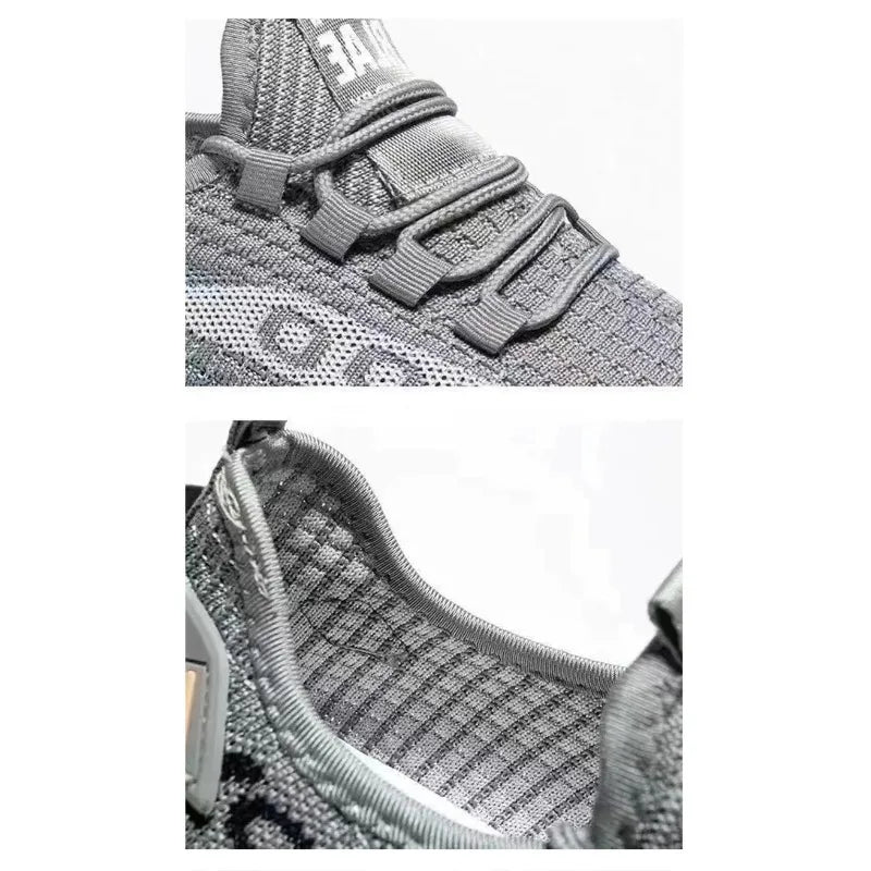 Men Shoes Sneakers Casual Shoes Breathable Mesh Comfortable Fashion Shoes Trendy Casual Shoes Student Sports Shoes Mesh.