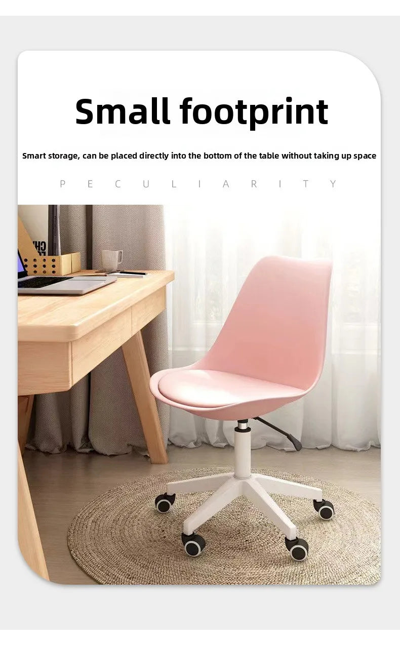 Computerstuhl Bürositz Mädchen Schlafzimmer Lift Make-up Stuhl Rückenlehne einfach sitzend und bequem