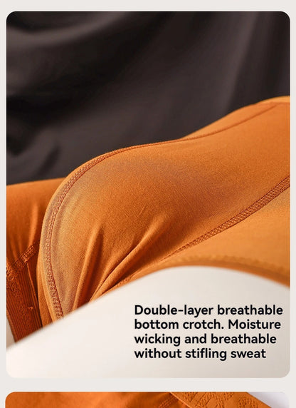 3 Teile/paket 100% Baumwolle Antibakterielle Boxer Hombre Doppel-schicht Atmungsaktive Hygroskopischen U Pouch Unterwäsche Mode männer Höschen