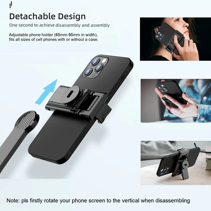 Selfie Stick for iPhone Phone 42" Extendable Selfie Stick and Tripod Stand with Bluetooth Remote for Travel Vlog Video Recording.