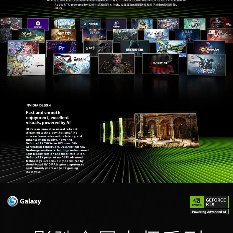 GALAX 5060ti rtx 5060 ti 256-bit GDDR7 Gaming Graphics Card Desktop placa de video Video Card RTX5060TI 8G.