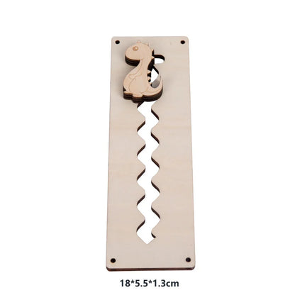 Busy Board Accessories DIY Toy Part Wooden Toys Metal Locks Leather Buckle Montessori Educational Games Intellectual Development.