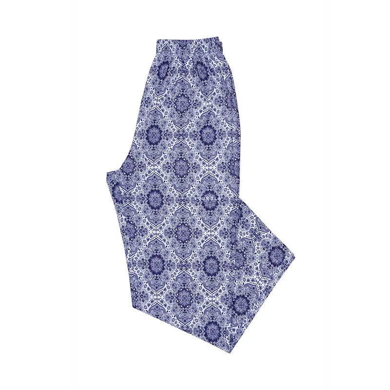 American Retro Thin Pants Men's Summer Breathable Quick Drying Loose Sports Pants Fitness Casual Digital Printed Pants