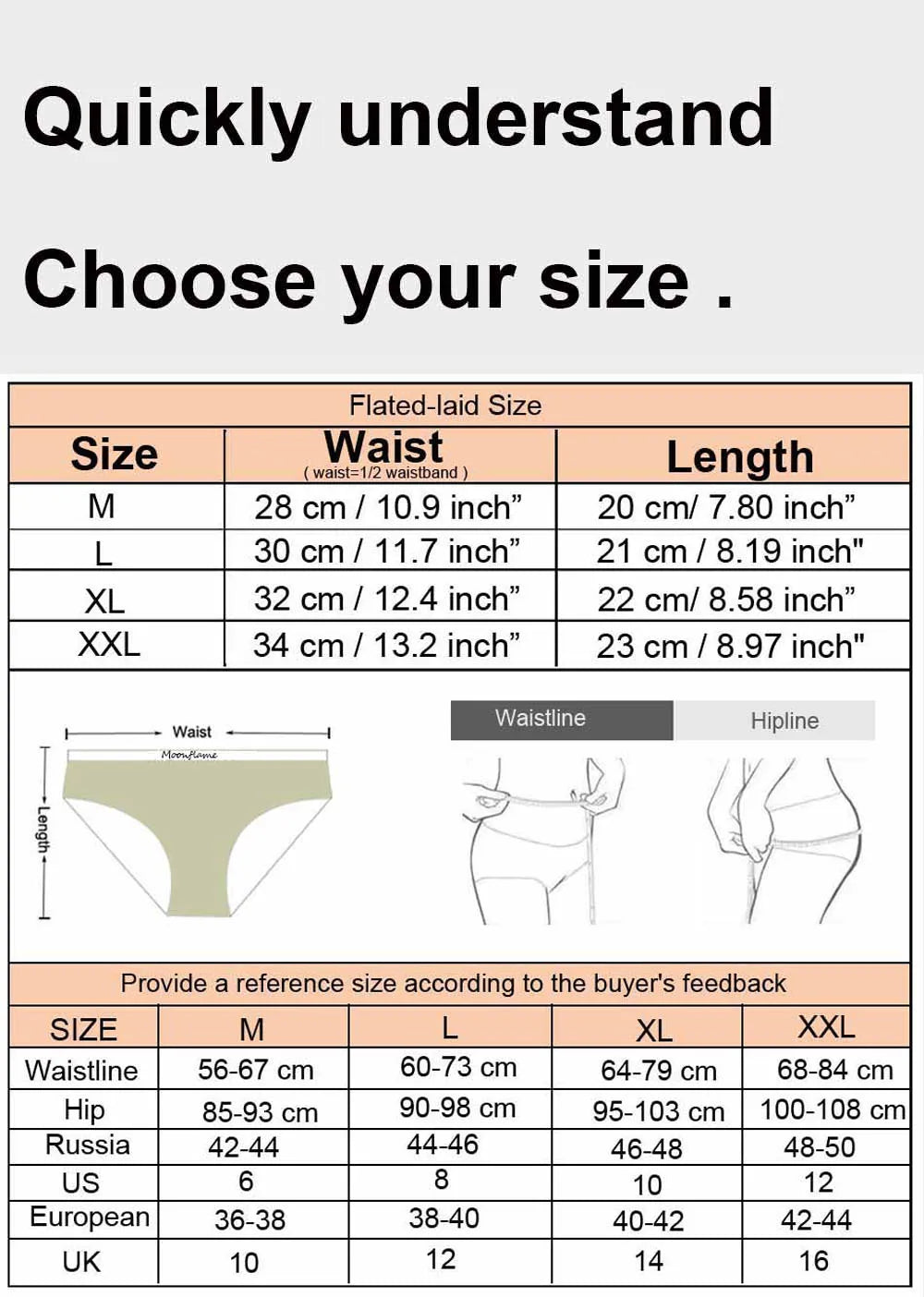 Moonflame 12Pcs Wholesale Women Cotton Panties Sexy Low-Waist Lingerie Female Elastic Soft Underwear Solid Color Underpant.