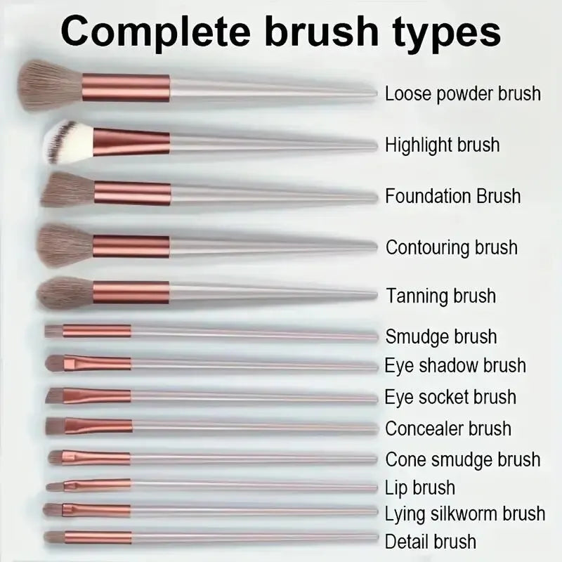 Makeup Brush Set Soft Fluffy Professiona Cosmetic Foundation Powder Eyeshadow Kabuki Blending Make Up Brush Beauty Tool Makeup.