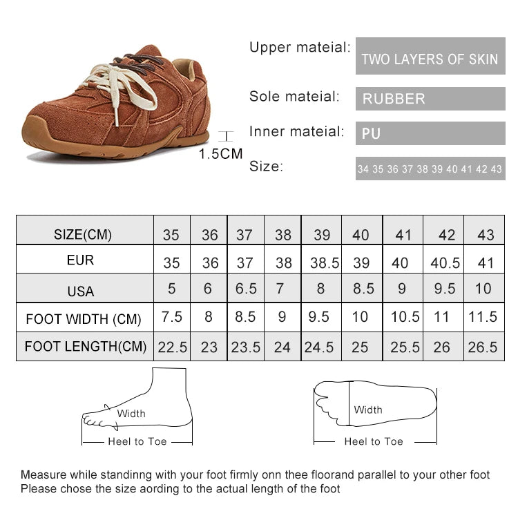AIYUQI Women Sneakers New Genuine Leather Retro German Training Shoes Women Winter Velvet Fur Flat Casual Shoes Women.