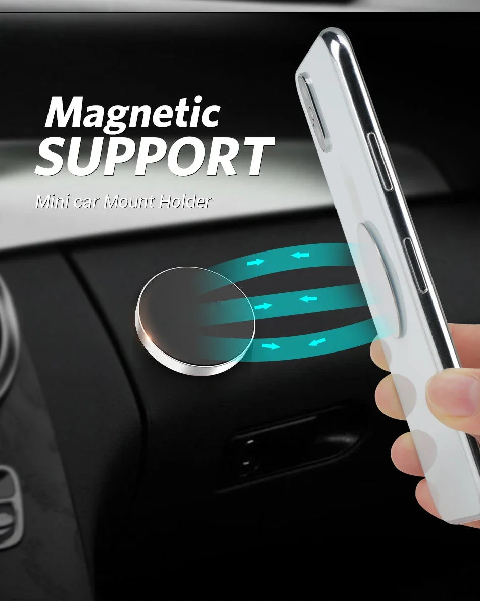 Magnetic Car Phone Holder Universal Car Phone Stand for iPhone Xiaomi Huawei Samsung Dashboard Wall Mounted Car Magnet Sticker.