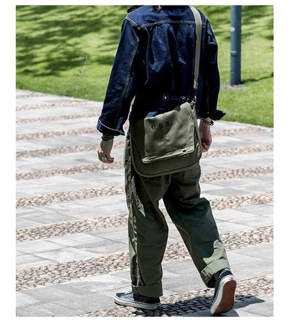 Bronson 1947 Model 838A OD7 Fatigue Utility Pants Men HBT OG-107 Baker Trousers