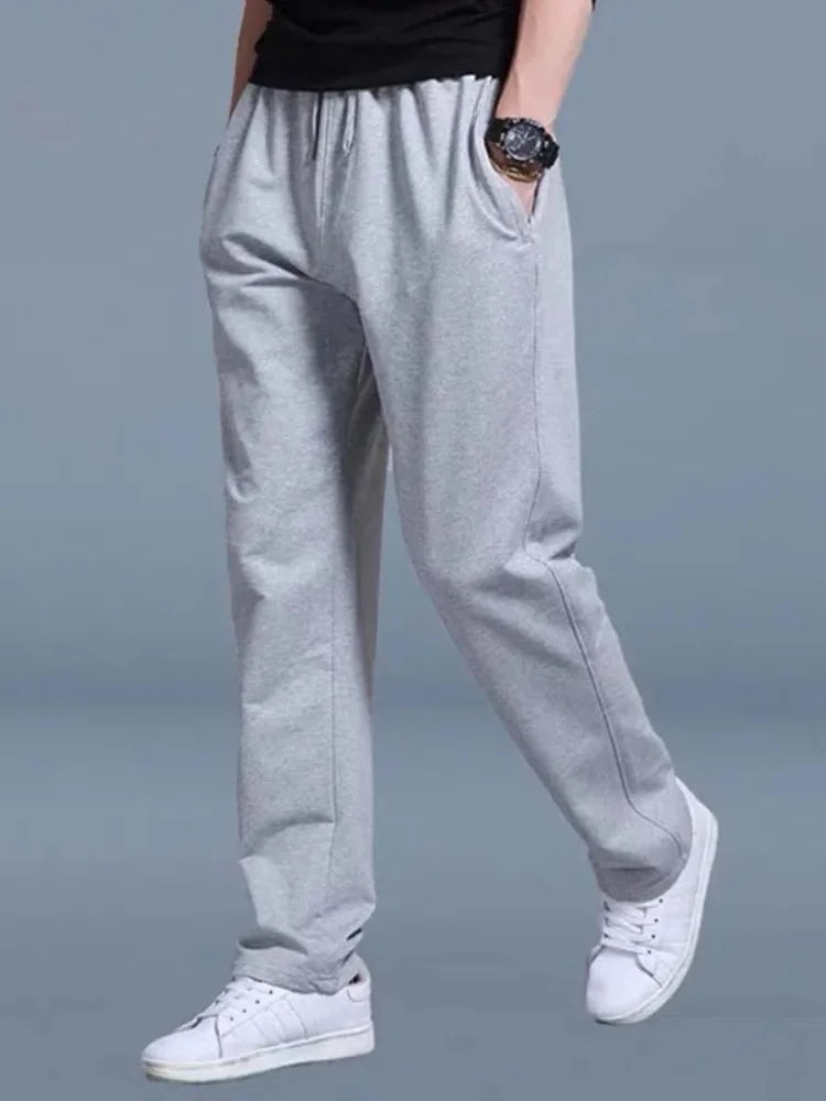 2024 New Men's Pants Autumn/Winter New Sport Jogging Trousers Fitness Loose Fit Clothing Solid Color Outfit Streetwear Pants ﻿.