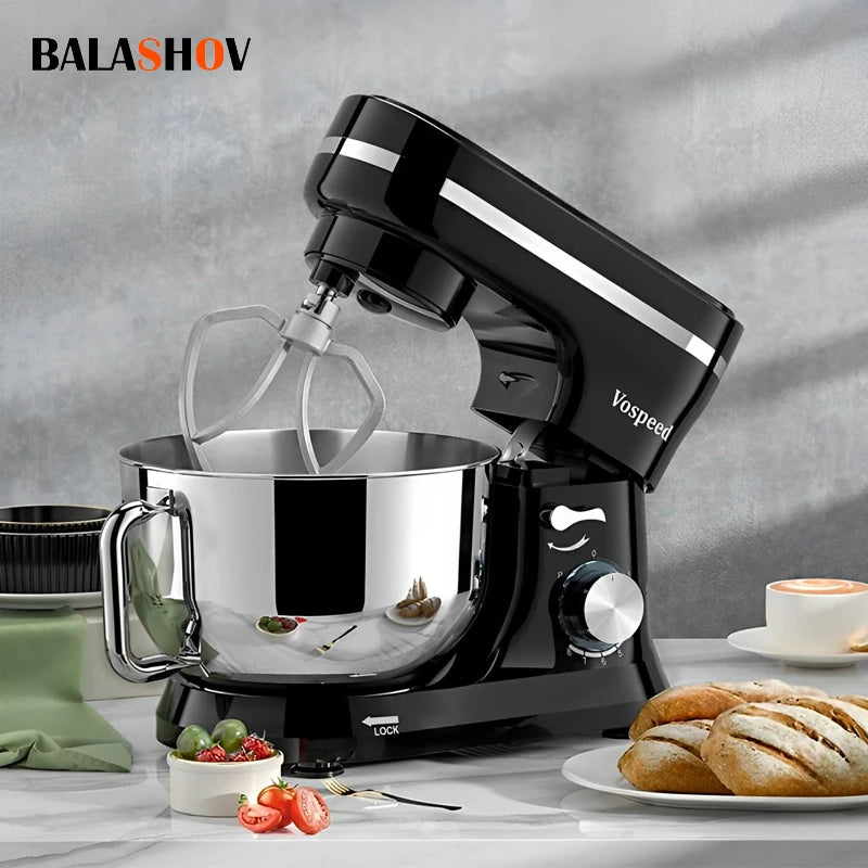 Powerful Stand Mixer Electric Blender Desktop Egg Whisk 1000w 8+P Speed Food Processor Multifunctional Kitchen Mixer with Bowl.