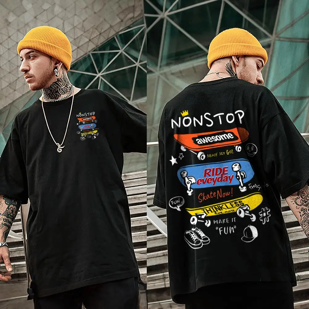 Man Hip Hop T-Shirt 3d Skateboard Men's Sport Shirt Oversized Loose Sweatshirt Casual Short Sleeve Tee Top High Quality Clothing.