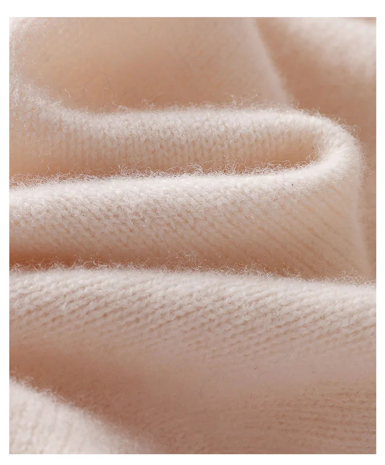 Men Cashmere Sweater O-neck Soft Warm Pullovers Male Loose Knitted Shirt Autumn Winter Korean Casual Jumper Pull Homme 17colors.