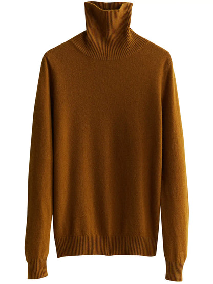 Gestrickte Pullover Kaschmir Pullover frauen 100% Merino Wolle Rollkragen Mode Pullover Winter Herbst Jumper Top Weibliche Kleidung