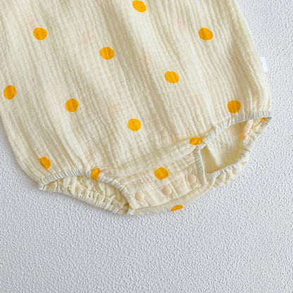 2023 neue Im Sommer Infant Neugeborene Baby Mädchen Jungen Falten Tuch Baumwolle Outfits Kinder Casual Overalls Kleinkind Bodys.