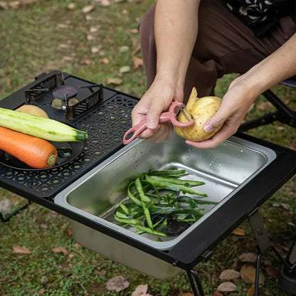 Small Kitchen Sink Stainless Steel Single Bowl Workstation Laundry Utility Sink Portable Farmhouse Kitchen Sink For Terraces