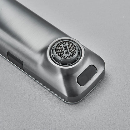 Touchless Sensor Basin Faucet Smart Digital Display Bathroom Sink Faucet Grey Sense Hot Cold Water Mixer Tap Battery Power