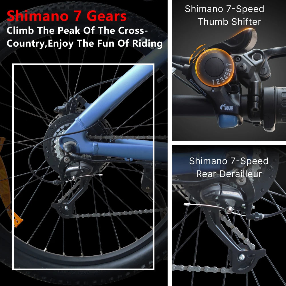 HUANCI Q5 electric bike 2000W electric bikes 27.5 Inch Electric bicycle  48V 20AH  electric e bike Mountain adults ebike fatbike.