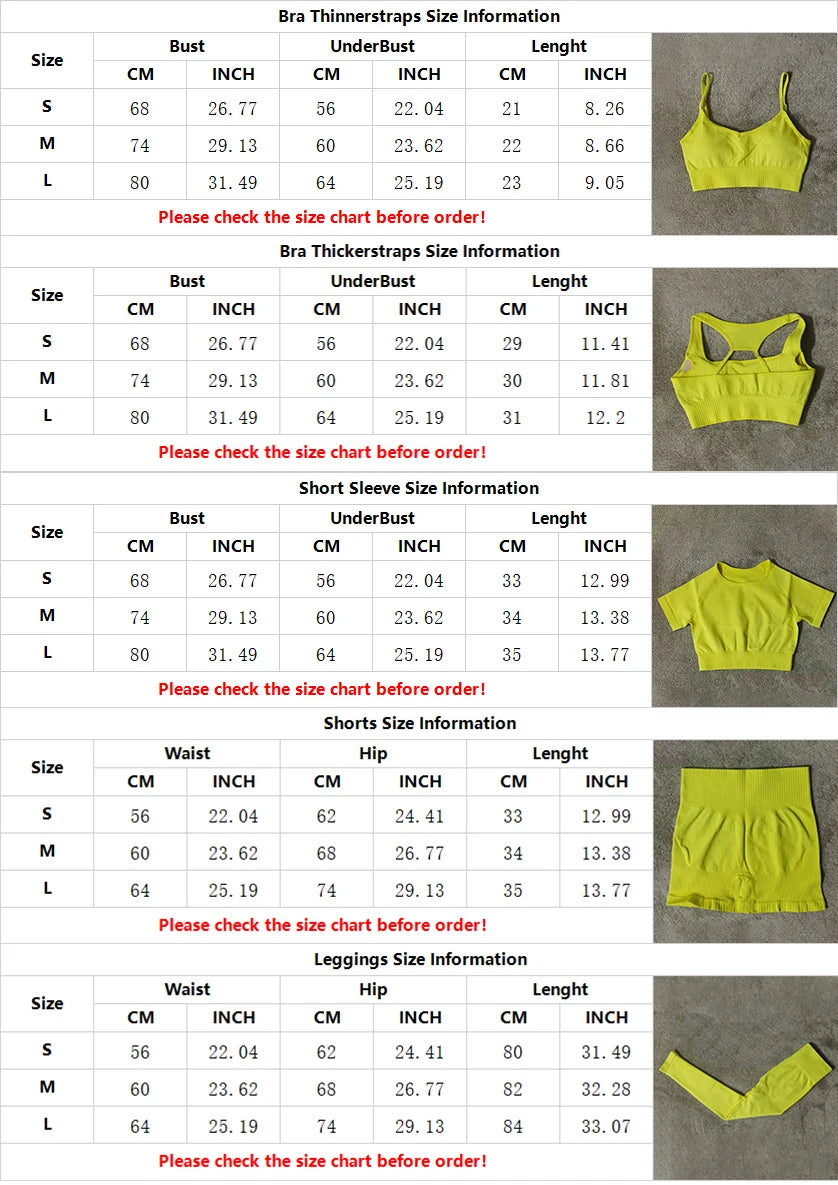 Fitness Yoga Set Seamless Sport Women's Sportswear High Waist Leggings Workout Outfits Two Piece Shorts Sets Womens Gym Clothing.