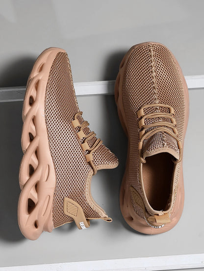 Männer Sport Laufen Schwarz Jogging Schuhe Casual Turnschuhe Braun Outdoor Atmungsaktive Mesh Frauen Licht Stoßdämpfung Schwarz Tennis.