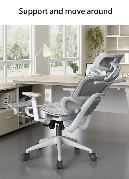 Verstellbare ergonomische Rückenlehne, Video-Gaming-Computerstuhl,