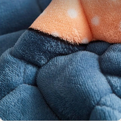 Winter Warm Velvet Mattress Toppers Thick Bed Mattress Cover Bedspread Bed Linens Thin Tatami Floor Mat Single Double Bed Sheet.