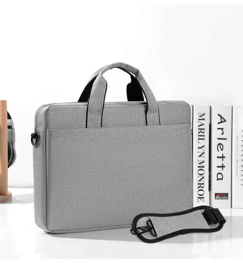 Laptop Bag Sleeve Case Shoulder HandBag Notebook Pouch Briefcases for 14 15 17 Inch Macbook Air Pro HP Huawei Asus Dell Xiaomi.